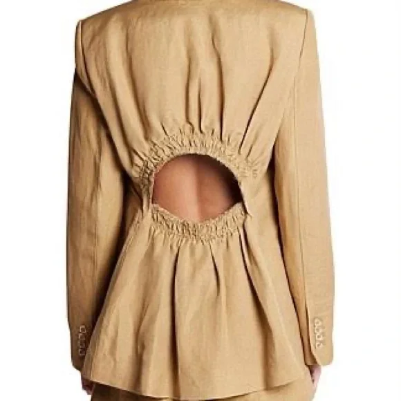 🛑 SOLD 🛑 AJE Estate Cut Out Safari Blazer • Size 6 • BNWoT • Never Worn - Picture 8 of 9